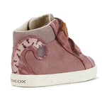 Geox Geox Παιδικά Sneakers High Ανατομικά με Σκρατς για Κορίτσι Ροζ Μποτάκι Κορίτσι / Boots Girl Geox-AW23-WWF-B26D5C-0CL22-C8007-Rose-Poline-_-_-72
