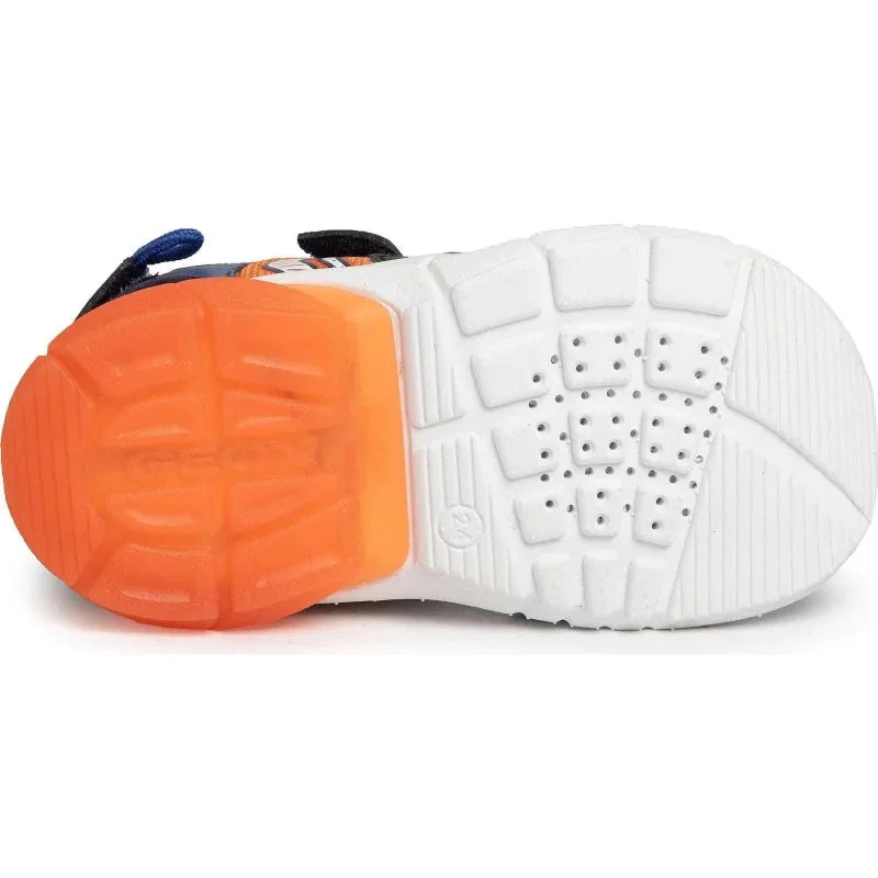 Geox Geox Παιδικά Πέδιλα Flexyper Ανατομικά με φωτάκια Navy Μπλε Πέδιλο Αγόρι Φωτάκια / Sandal Boy Lights Geox-J-S-Flexyper-B-B-J029DB-014BU-C0659-Navy-Poline-_-_-71