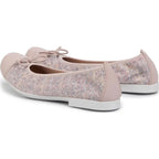 Geox Geox Παιδικές Μπαλαρίνες Ανατομικές Δερμάτινες Ροζ Plie Μπαρέτα/ Ballerina / Flat Shoes Girl Geox-J0255C-007BC-C8172-Pink-Poline-_-_-439
