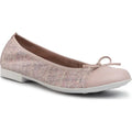 Geox Geox Παιδικές Μπαλαρίνες Ανατομικές Δερμάτινες Ροζ Plie Μπαρέτα/ Ballerina / Flat Shoes Girl Geox-J0255C-007BC-C8172-Pink-Poline-_-_-951