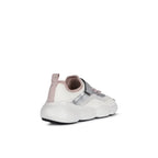 Geox Geox Παιδικά Sneakers Ανατομικά για Κορίτσι Λευκό Ασημί Sneaker Κορίτσι / Sneaker Girl Geox-J15CNA-01415-C0007-White-Silver-Poline-_-_-426