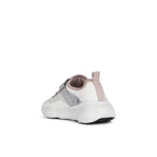 Geox Geox Παιδικά Sneakers Ανατομικά για Κορίτσι Λευκό Ασημί Sneaker Κορίτσι / Sneaker Girl Geox-J15CNA-01415-C0007-White-Silver-Poline-_-_-987