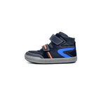 Geox Geox Παιδικά Δερμάτινα Μποτάκια με Σκρατς για Αγόρια Σκούρο μπλε Μποτάκι Αγόρι / Boots Boys Geox-J54A4E-05422-C4226-Navy-Royal-Poline-_-_-423
