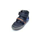 Geox Geox Παιδικά Δερμάτινα Μποτάκια με Σκρατς για Αγόρια Σκούρο μπλε Μποτάκι Αγόρι / Boots Boys Geox-J54A4E-05422-C4226-Navy-Royal-Poline-_-_-602
