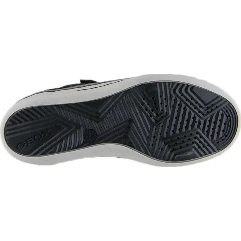 Geox Geox Παιδικά Sneakers High Ανατομικά με Σκρατς για Αγόρι Μαύρα Μποτάκι Αγόρι / Boots Boys Geox-J64B6A-0BCCL-C0017-Black-Poline-_-_-448