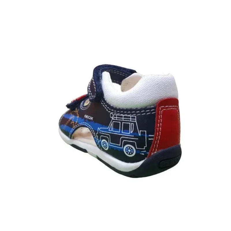 Geox Geox Παιδικά Ανατομικά Πέδιλα Tapuz Μπλε Πέδιλο Αγόρι / Sandals Boy Geox-SS22-B150XC-08510-C0735-Navy-Red-Poline-_-_-729