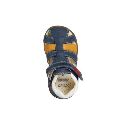 Geox SS23 B254VA 0CL85 C4229 Navy Dk Yellow Poline παιδικά υποδήματα 