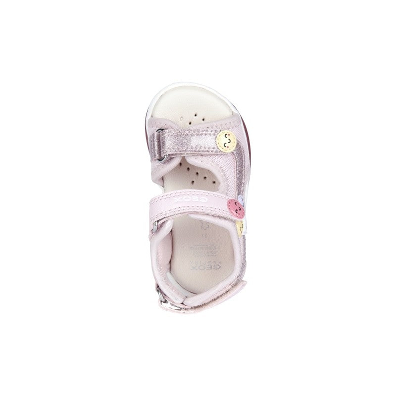 Geox Geox Παιδικά Πέδιλα Ανατομικά Ροζ Πέδιλο Κορίτσι Φωτάκια / Sandal Girls Lights Geox-SS23-B350EA-0E4NF-C8004-Pink-Poline-_-_-204