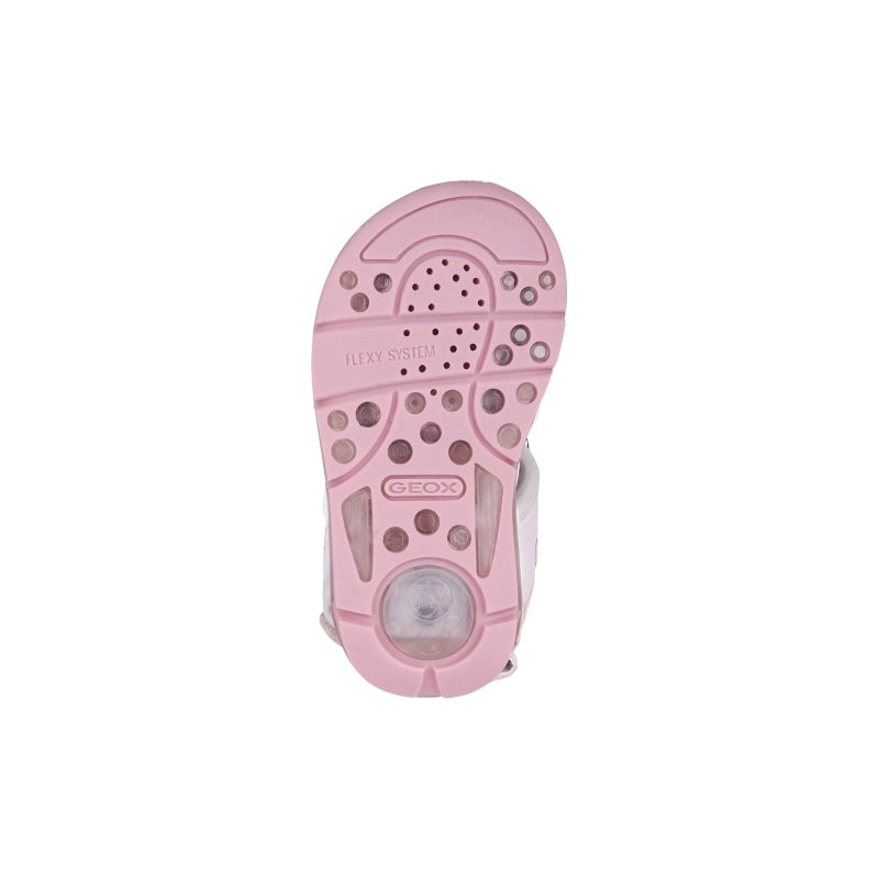 Geox Geox Παιδικά Πέδιλα Ανατομικά Ροζ Πέδιλο Κορίτσι Φωτάκια / Sandal Girls Lights Geox-SS23-B350EA-0E4NF-C8004-Pink-Poline-_-_-348