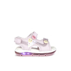 Geox Geox Παιδικά Πέδιλα Ανατομικά Ροζ Πέδιλο Κορίτσι Φωτάκια / Sandal Girls Lights Geox-SS23-B350EA-0E4NF-C8004-Pink-Poline-_-_-525