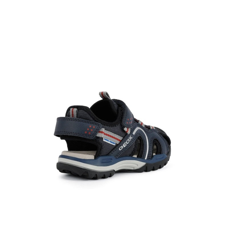 Geox Geox Παιδικά Ανατομικά Παπουτσοπέδιλα Borealis για Αγόρια Μπλε Πέδιλο Αγόρι / Sandals Boy Geox-SS23-J250RB-014ME-C0735-Navy-Red-Poline-_-_-679