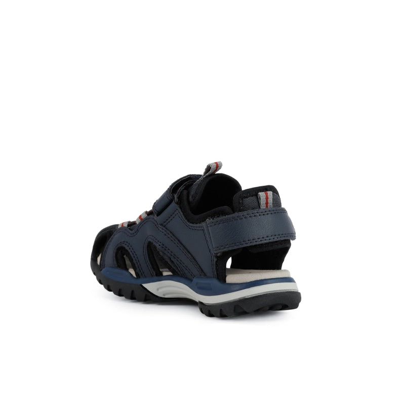 Geox Geox Παιδικά Ανατομικά Παπουτσοπέδιλα Borealis για Αγόρια Μπλε Πέδιλο Αγόρι / Sandals Boy Geox-SS23-J250RB-014ME-C0735-Navy-Red-Poline-_-_-741