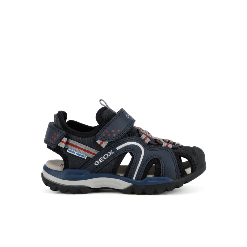 Geox Geox Παιδικά Ανατομικά Παπουτσοπέδιλα Borealis για Αγόρια Μπλε Πέδιλο Αγόρι / Sandals Boy Geox-SS23-J250RB-014ME-C0735-Navy-Red-Poline-_-_-753