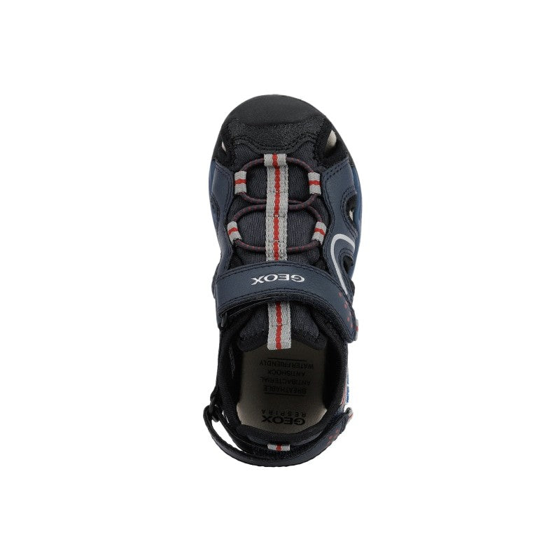 Geox SS23 J250RB 014ME C0735 Navy Red Poline παιδικά υποδήματα 