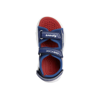 Geox SS23 J25GGA 014CE C0735 Navy Red Poline παιδικά υποδήματα 