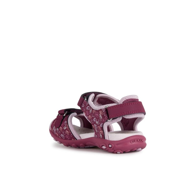 Geox Geox Παιδικά Πέδιλα Ανατομικά Ροζ Πέδιλο Κορίτσι / Sandals Girl Geox-SS23-J35GRD-0CE15-CP8E8-Raspberry-Pink-Poline-_-_-285