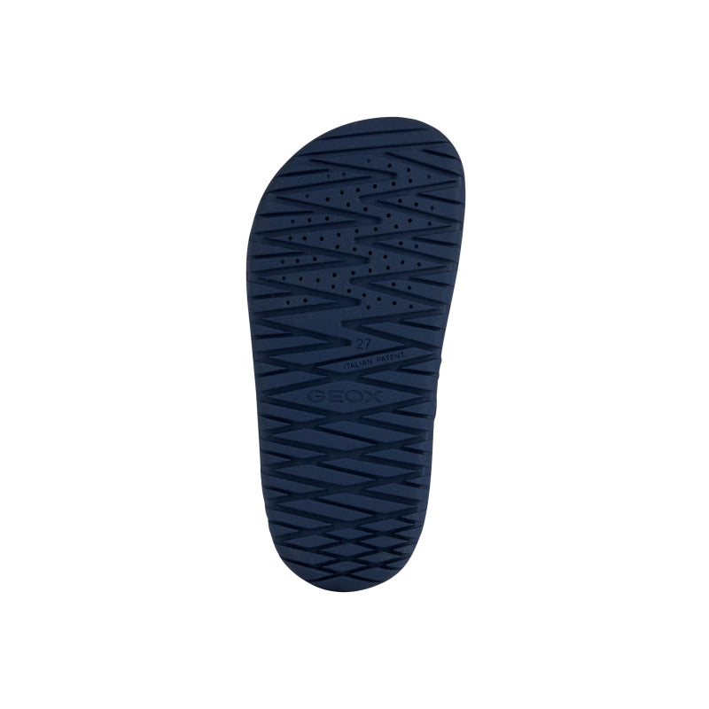 Geox Geox Παιδικά Πέδιλα Ανατομικά Navy Μπλε Θαλάσσης Αγόρι / Beachwear Boys Geox-SS23-J35HMA-000BC-C0749-Navy-Lime-Poline-_-_-307