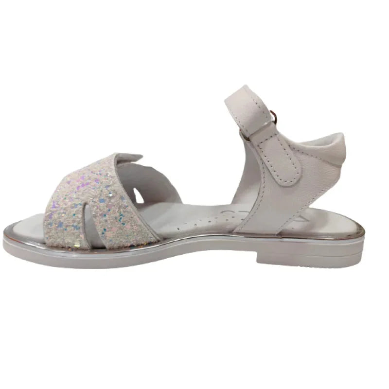 Ricco Ricco Παιδικά Δερμάτινα Πέδιλα Χειροποίητα Ανατομικά για Κορίτσια Λευκά Πέδιλο Κορίτσι / Sandals Girl IMG20230316124903-removebg-preview