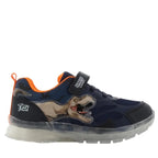 Leomil Jurassic World Παιδικά Ανατομικά Sneakers για Αγόρια με Φωτάκια - Μπλε Παπούτσι Αγόρι Φωτάκια / Shoes with Lights Boy JW001265a