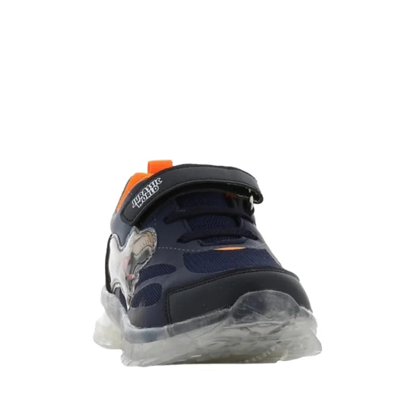 Leomil Jurassic World Παιδικά Ανατομικά Sneakers για Αγόρια με Φωτάκια - Μπλε Παπούτσι Αγόρι Φωτάκια / Shoes with Lights Boy JW001265c