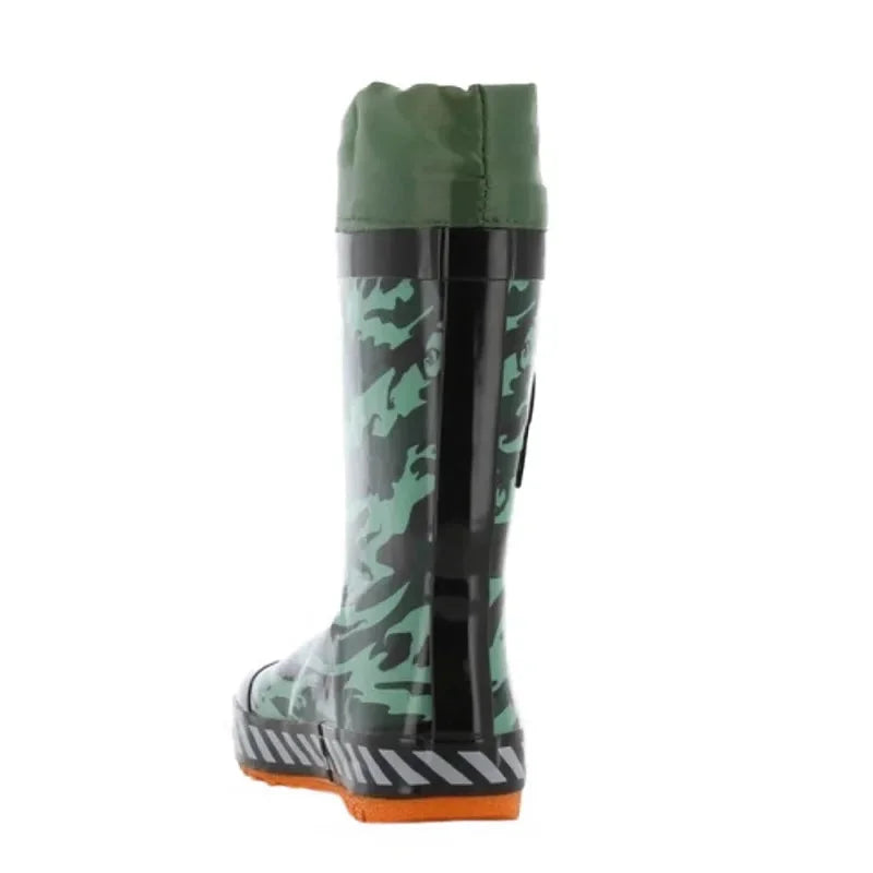 Leomil Jurassic παιδικές Γαλότσες με Δεινόσαυρους για αγόρια Χακί Γαλότσα Αγόρι /Rainboot Boys Jurassic-AW23-JW001169-Military-Poline-_-_-278