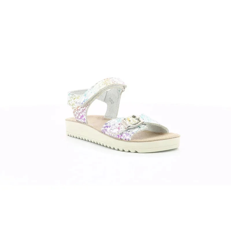 Kickers Kickers Παιδικά Ανατομικά Πέδιλα για Κορίτσια Λευκά Πέδιλο Κορίτσι / Sandals Girl Kickers-784535-30-3-White-Poline-_-_-521