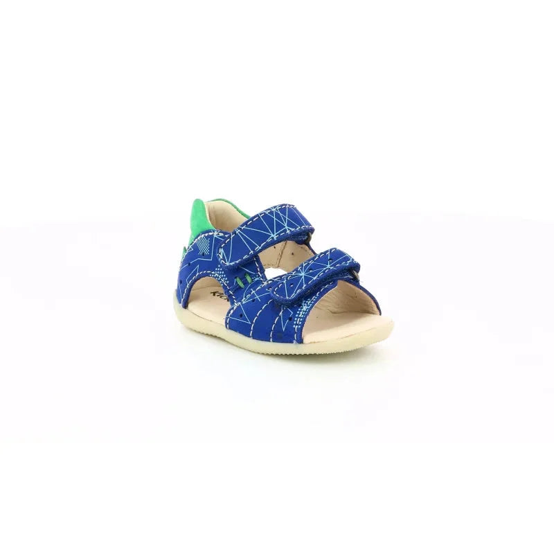 Kickers Kickers Παιδικά Πέδιλα Ανατομικά Μπλε Πέδιλο Αγόρι / Sandals Boy Kickers-785404-10-51-Blue-Poline-_-_-277