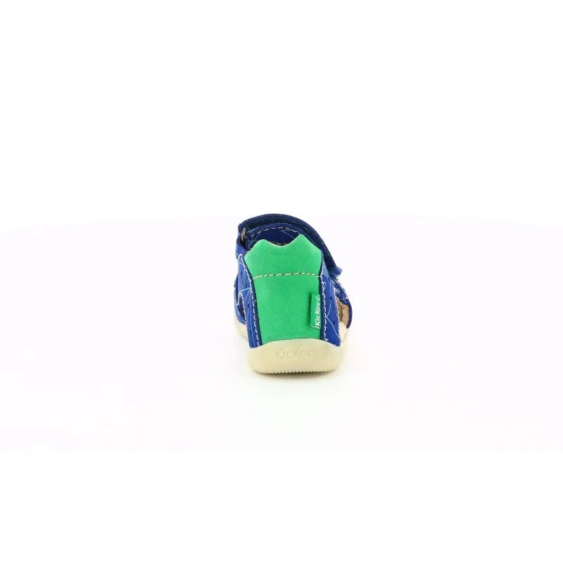 Kickers Kickers Παιδικά Πέδιλα Ανατομικά Μπλε Πέδιλο Αγόρι / Sandals Boy Kickers-785404-10-51-Blue-Poline-_-_-768