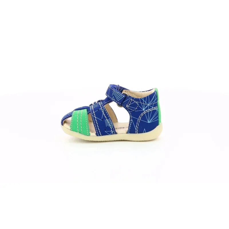 Kickers Kickers Παιδικά Ανατομικά Παπουτσοπέδιλα Big Bazar για Αγόρια Μπλε Πέδιλο Αγόρι / Sandals Boy Kickers-786421-10-51-Blue-Poline-_-_-130