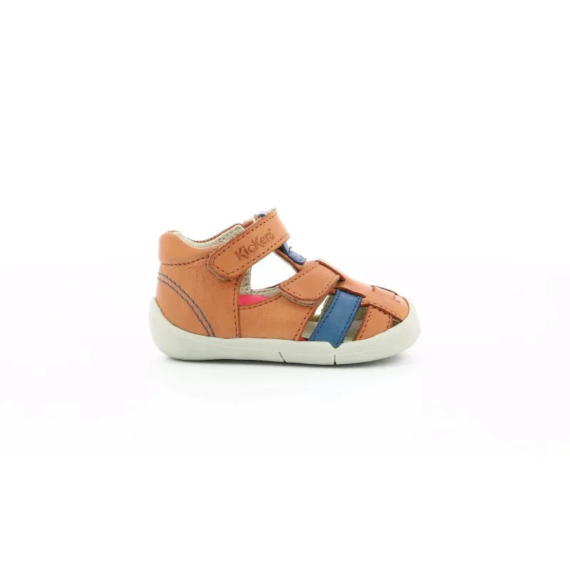 Kickers Kickers Παπουτσοπέδιλα Wasabou Ανατομικά Καφέ Πέδιλο Αγόρι / Sandals Boy Kickers-858390-10-116-Camel-Poline-_-_-308