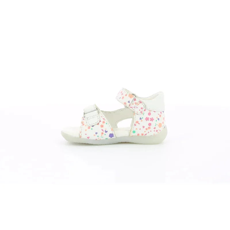 Kickers Kickers Παιδικά Πέδιλα Binsia 2 Ανατομικά Λευκά Πέδιλο Κορίτσι / Sandals Girl Kickers-860591-10-33-White-Poline-_-_-855