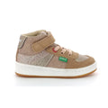 Kickers Kickers Παιδικό Sneaker High Bilbon για Κορίτσι Μπεζ Μποτάκι Κορίτσι / Boots Girl Kickers-AW22-664563-10-111-Beige-Glitter-Poline-_-_-202