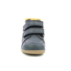 Kickers Kickers Bikro Mountain Ανατομικά Δερμάτινα Παιδικά Μποτάκια με Σκρατς Navy Μπλε Μποτάκι Αγόρι / Boots Boys Kickers-AW22-878630-10-10-Marine-Camel-Poline-_-_-100