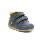 Kickers Kickers Bikro Mountain Ανατομικά Δερμάτινα Παιδικά Μποτάκια με Σκρατς Navy Μπλε Μποτάκι Αγόρι / Boots Boys Kickers-AW22-878630-10-10-Marine-Camel-Poline-_-_-668