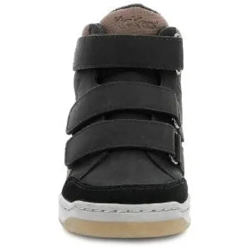 Kickers Kickers Παιδικά Sneakers High με Σκρατς για Αγόρι Μαύρα Μποτάκι Αγόρι / Boots Boys Kickers-AW23-910900-30-83-Black-Poline-_-_-907