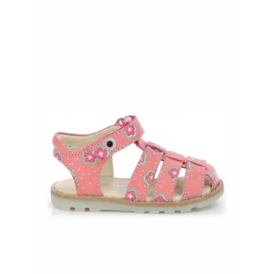 Kickers Kickers Παιδικά Δερμάτινα Παπουτσοπέδιλα Ανατομικά για Κορίτσια Ροζ Πέδιλο Κορίτσι / Sandals Girl Kickers-SS22-895194-10-133-Pink-Poline-_-_-721