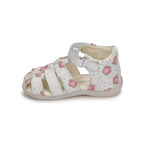 Kickers Kickers Παιδικά Δερμάτινα Παπουτσοπέδιλα Ανατομικά για Κορίτσια Λευκό Πέδιλο Κορίτσι / Sandals Girl Kickers-SS22-895391-10-32-White-Poline-_-_-466