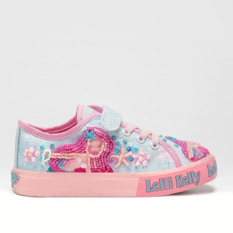 Lelli Kelly Lelli Kelly Παιδικά Sneakers για κορίτσια Γαλάζιο Πολύχρωμο Πάνινα Κορίτσι / Canvas Girl LKED3480-BF02-4903