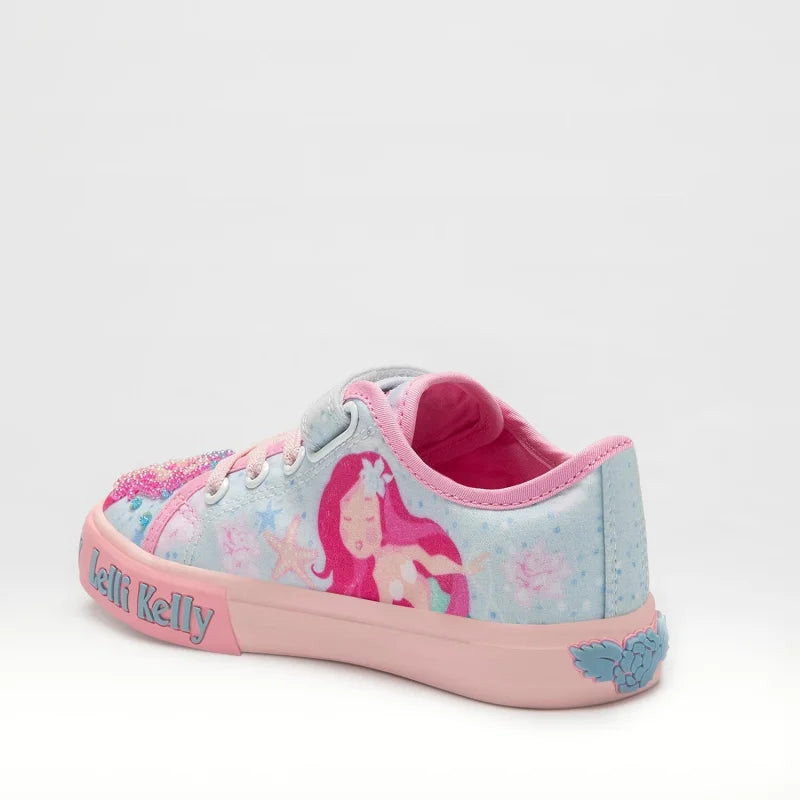 Baskets pour enfants Lelli Kelly pour filles Bleu Multicolore