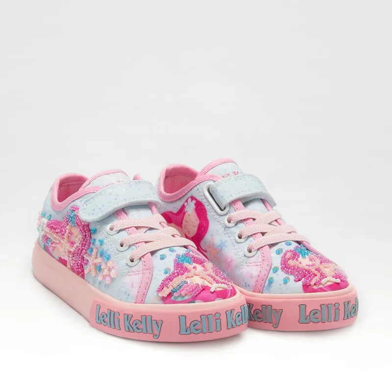 Lelli Kelly Lelli Kelly Παιδικά Sneakers για κορίτσια Γαλάζιο Πολύχρωμο Πάνινα Κορίτσι / Canvas Girl LKED3480-BF02-5032