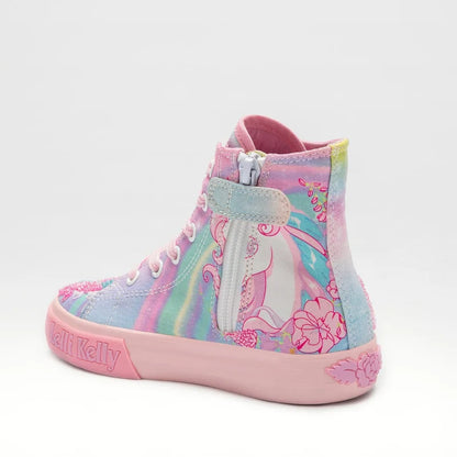 Lelli Kelly Children's High Anatomical Sneakers for Girls Pink