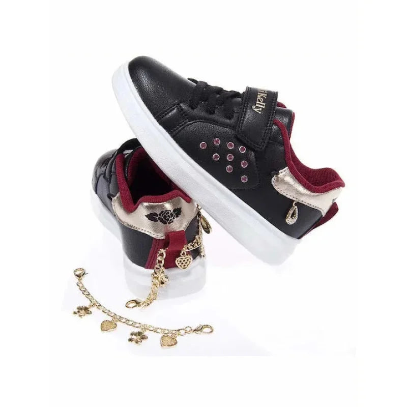 Lelli Kelly Lelli Kelly Παιδικά Sneakers Gioiello Μαύρα Sneaker Κορίτσι / Sneaker Girl Lelli-Kelly-AW23-LKAA2246-Black-Poline-_-_-145
