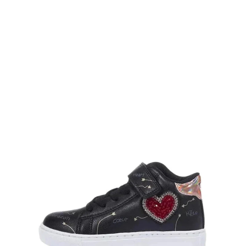 Lelli Kelly Lelli Kelly Παιδικά Sneakers High για Κορίτσια Μαύρα Μποτάκι Κορίτσι / Boots Girl Lelli-Kelly-AW23-LKAA2255-Black-Poline-_-_-251