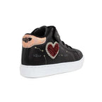 Lelli Kelly Lelli Kelly Παιδικά Sneakers High για Κορίτσια Μαύρα Μποτάκι Κορίτσι / Boots Girl Lelli-Kelly-AW23-LKAA2255-Black-Poline-_-_-275
