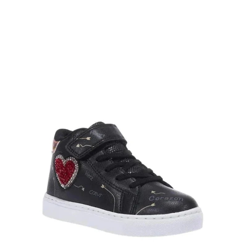 Lelli Kelly Lelli Kelly Παιδικά Sneakers High για Κορίτσια Μαύρα Μποτάκι Κορίτσι / Boots Girl Lelli-Kelly-AW23-LKAA2255-Black-Poline-_-_-613