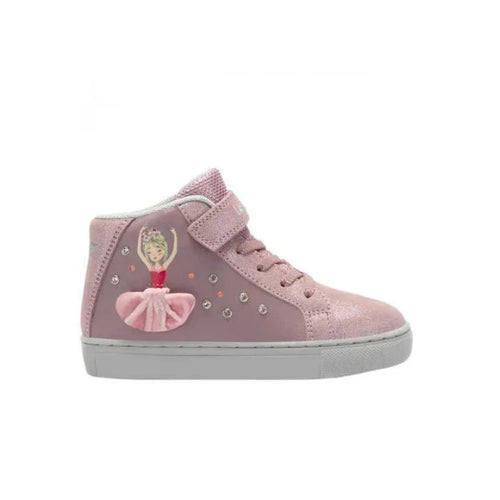 Lelli Kelly High Mille Stelle Children's Sneakers with Lights for Girls Pink