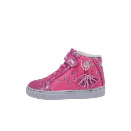 Lelli Kelly Children's High Sneakers with Fuchsia Lights