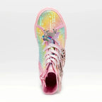 Lelli Kelly Lelli Kelly Παιδικά Sneakers High για Κορίτσια Πολύχρωμα Πάνινα Κορίτσι / Canvas Girl Lelli-Kelly-LK1331-AX02-Multi-Poline-_-_-448