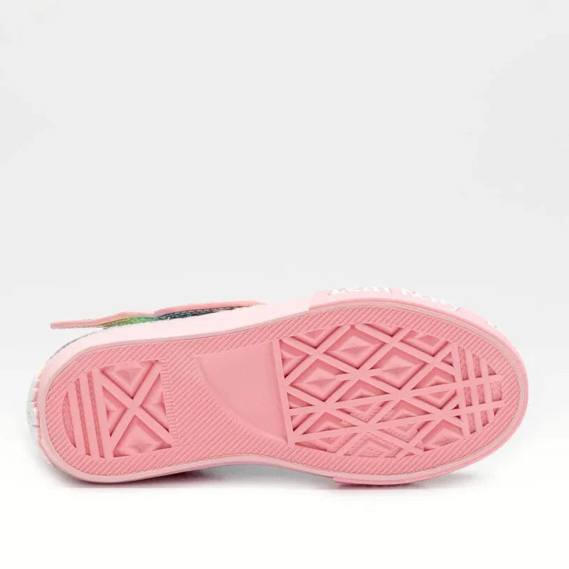 Lelli Kelly Lelli Kelly Παιδικά Sneakers High για Κορίτσια Πολύχρωμα Πάνινα Κορίτσι / Canvas Girl Lelli-Kelly-LK1331-AX02-Multi-Poline-_-_-66