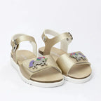 Lelli Kelly Lelli Kelly Παιδικά Ανατομικά Πέδιλα για Κορίτσια Χρυσά Πέδιλο Κορίτσι / Sandals Girl Lelli-Kelly-LK1500-HG01-Gold-Poline-_-_-37